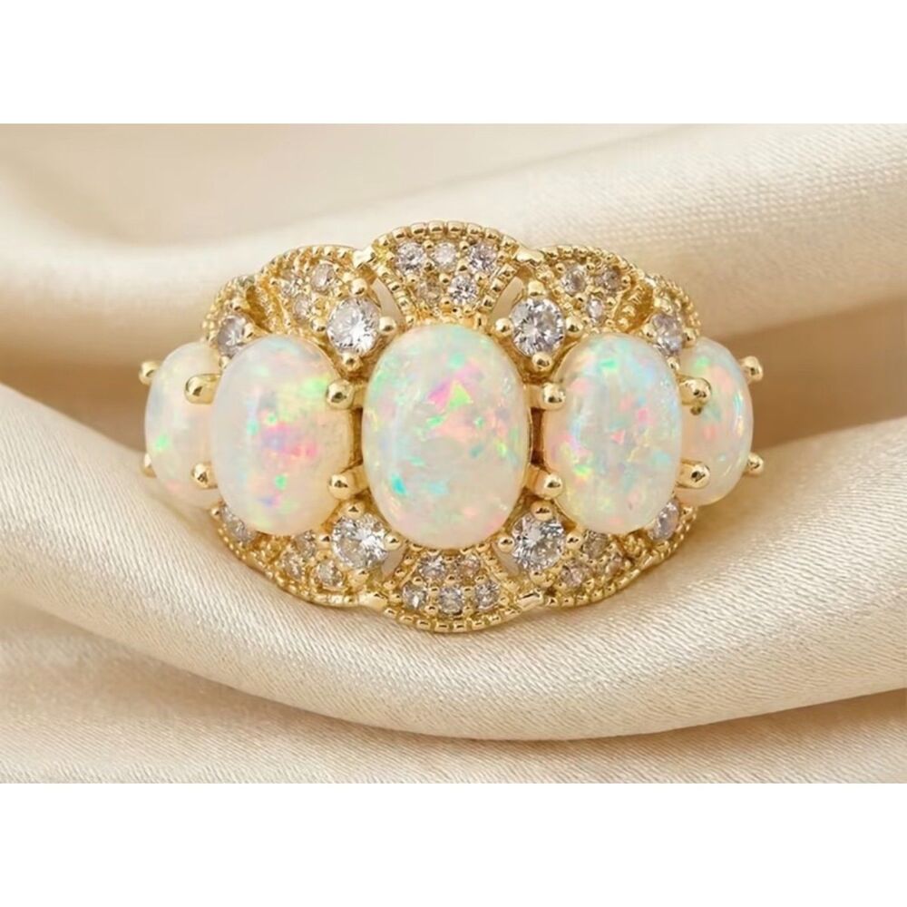 Beautiful Opal Ring - image 7